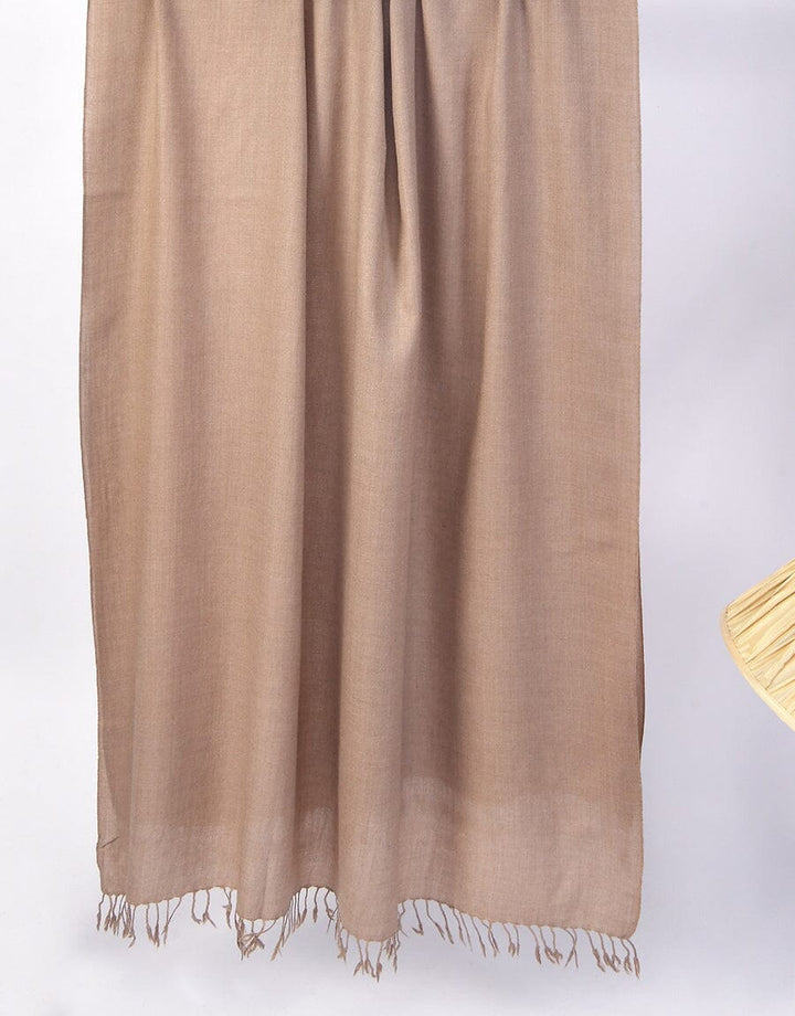 PASHMINA SHAWL-Dusty Brown Apparel & Accessories KHAS STORES 