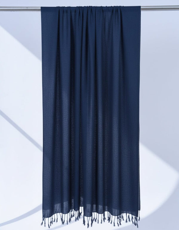 Plain Shawl-Blue Apparel & Accessories KHAS STORES 