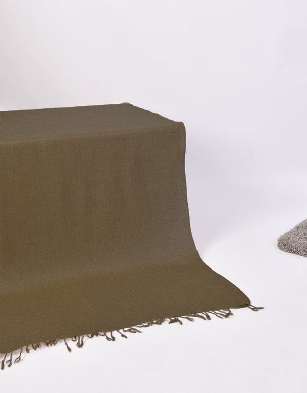 Plain Shawl Brown Apparel & Accessories KHAS STORES 