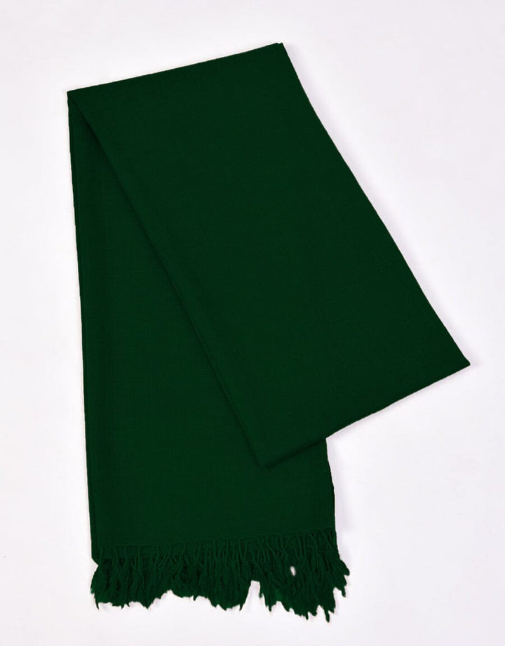 Plain Shawl Green Apparel & Accessories KHAS STORES 