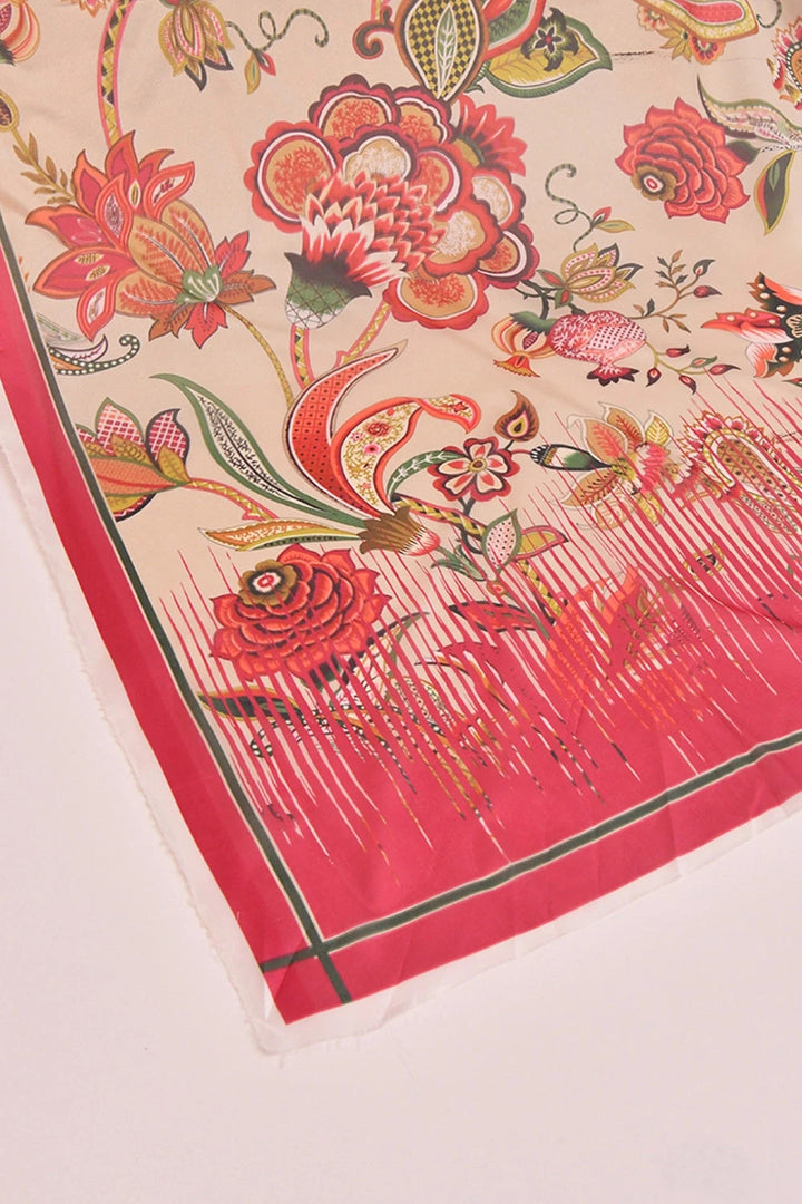 Silk Dupatta KSE-2466 Embroidered KHAS STORES 