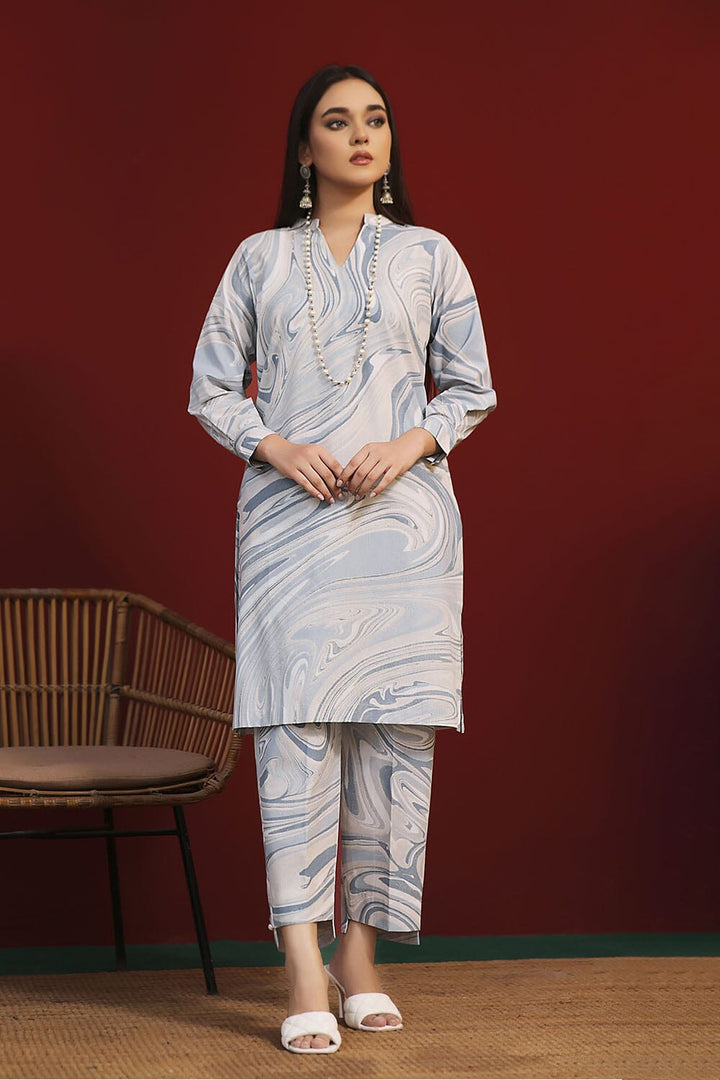 Stitched Cambric SHIRT & TROUSER RKT-059 KHAS STORES 