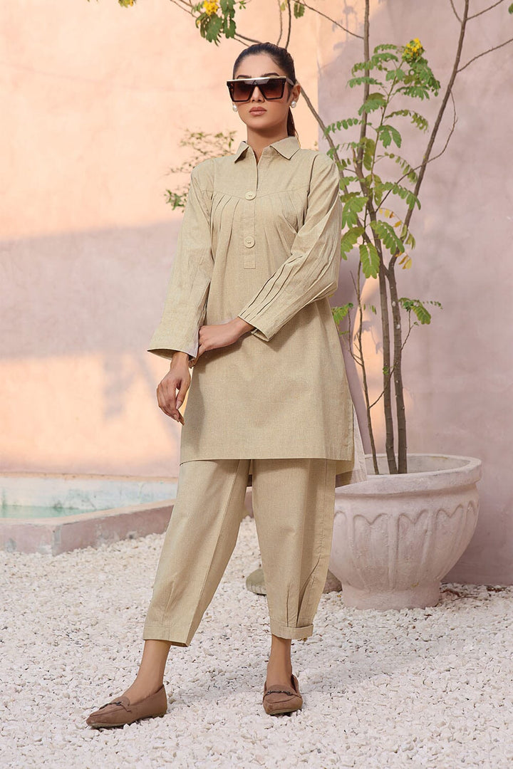 Stitched Cotton Cambric SHIRT & TROUSER RKT-060 KHAS STORES 
