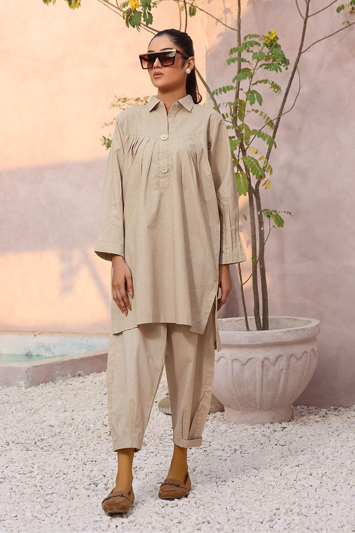 Stitched Cotton Cambric SHIRT & TROUSER RKT-060 KHAS STORES 