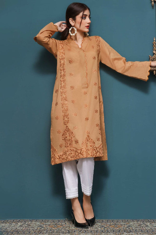 Stitched EMB Lawn Shirt DRLE-1846 KHAS STORES 