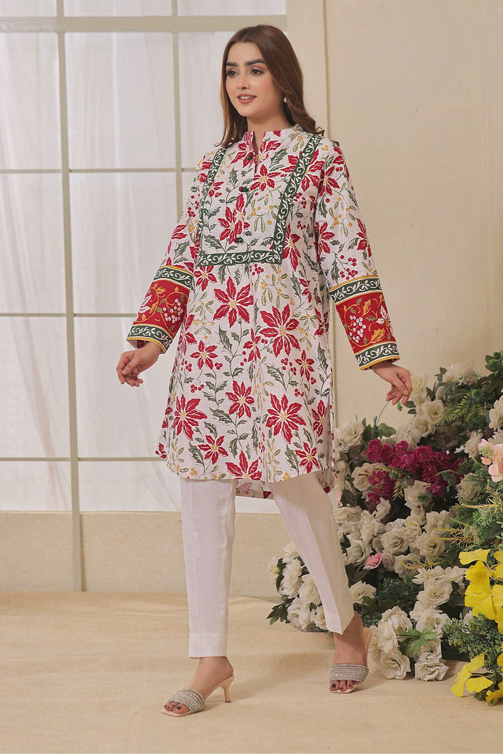 Stitched Khaddar SHIRT DR-018 KHAS STORES 