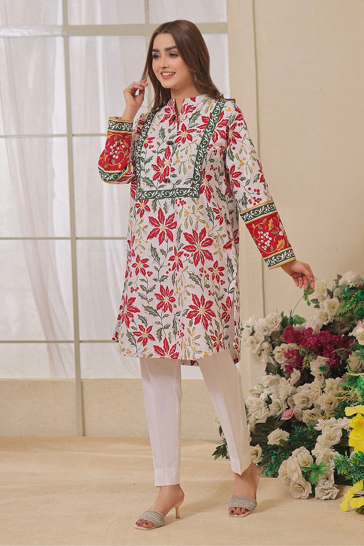 Stitched Khaddar SHIRT DR-018 KHAS STORES 