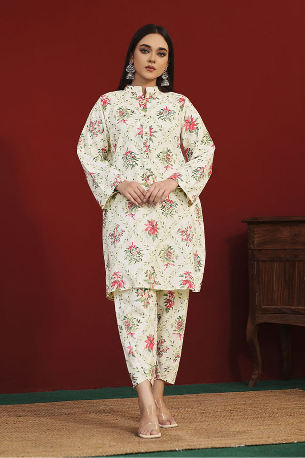 Stitched Khaddar SHIRT & TROUSER RKT-069 KHAS STORES 
