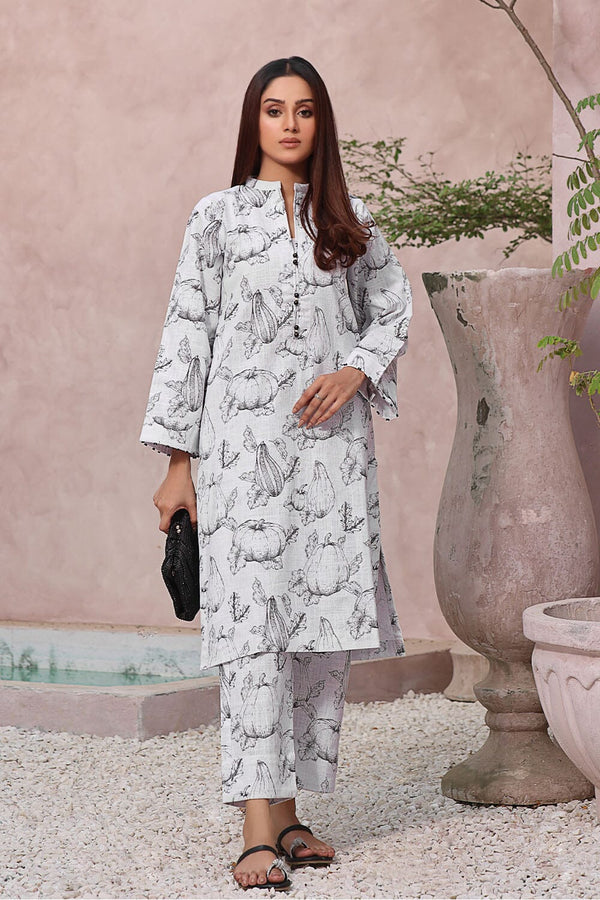 Stitched Khaddar SHIRT & TROUSER RKT-074 KHAS STORES 