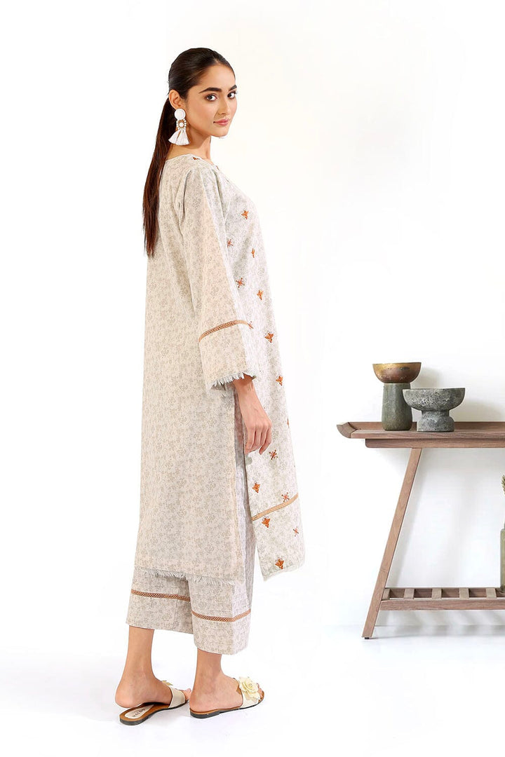 Stitched Khaddar SHIRT & TROUSER RKTE-037 KHAS STORES 