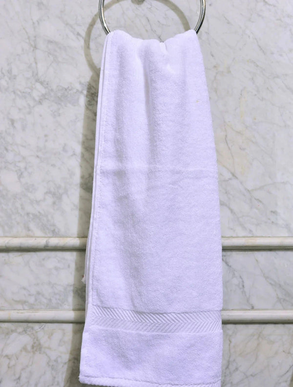 Towels Plain White Dyed Towels HOMBATTOW 