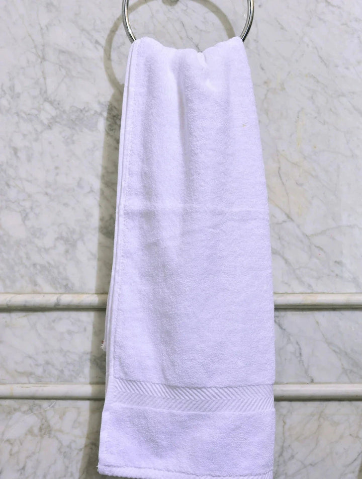 Towels Plain White Dyed Towels HOMBATTOW 