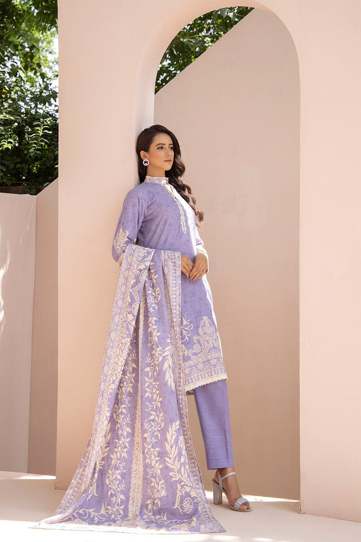 3 Pcs unstitched Khaddar SUIT KKH-2202 KHAS STORES 