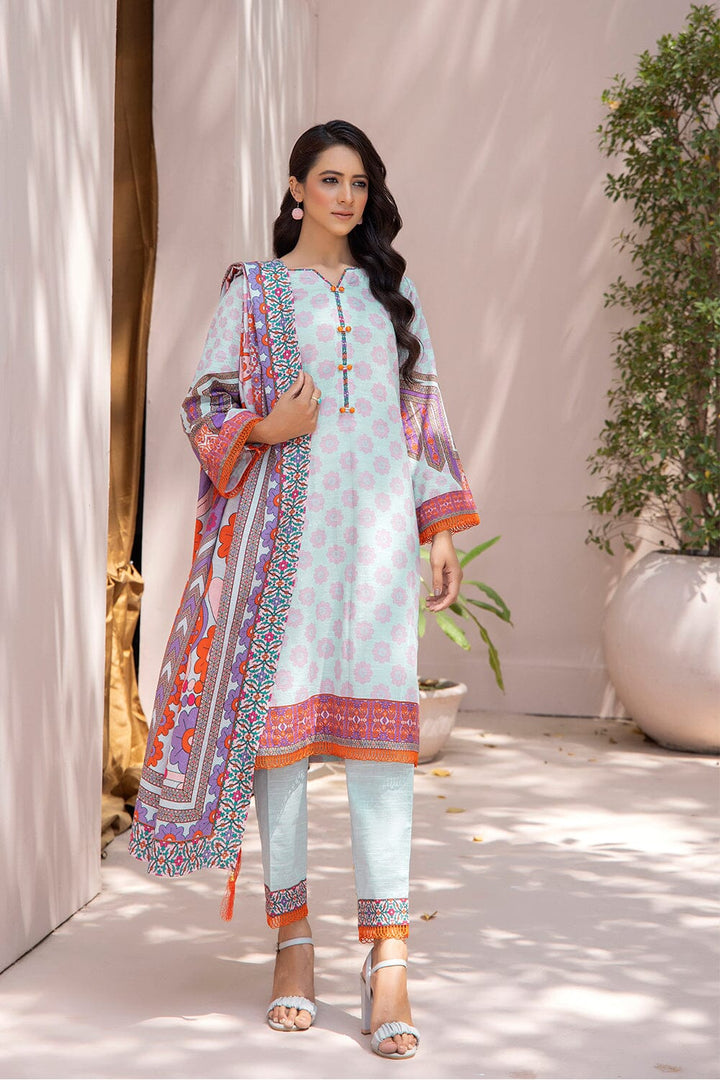 3 Pcs unstitched Khaddar SUIT KKH-2206 KHAS STORES 