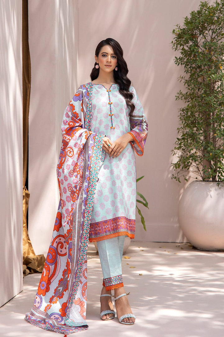 3 Pcs unstitched Khaddar SUIT KKH-2206 KHAS STORES 