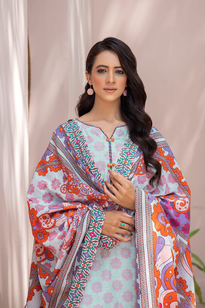 3 Pcs unstitched Khaddar SUIT KKH-2206 KHAS STORES 