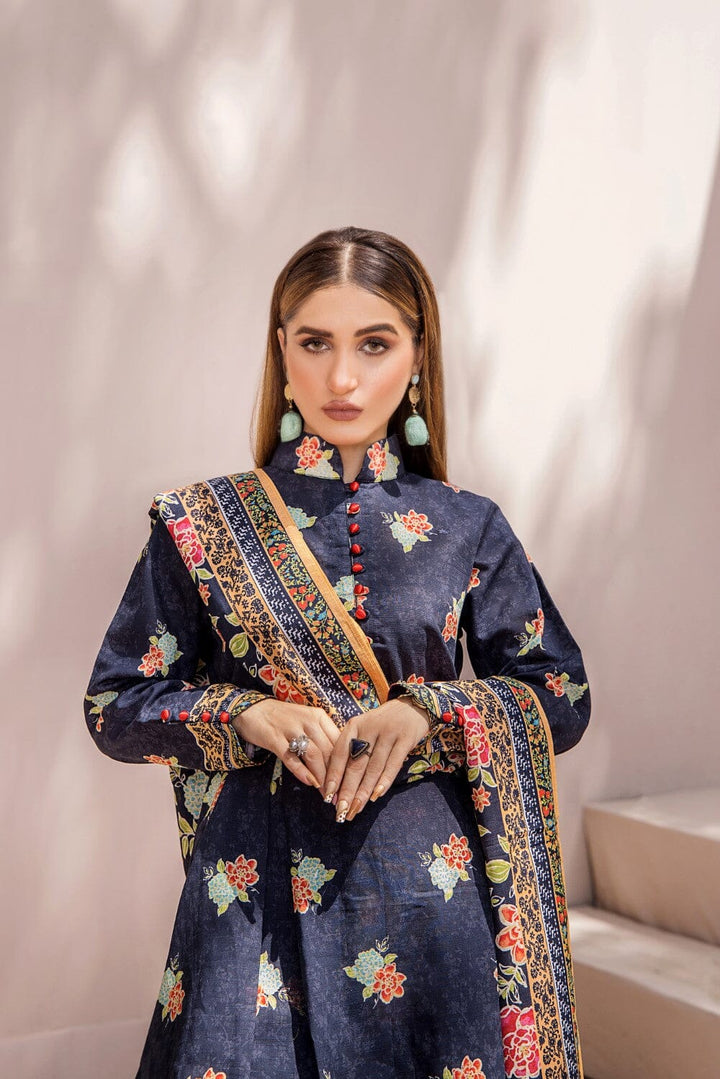 3 Pcs Unstitched Khaddar Suit KKH-2226 KHAS STORES 