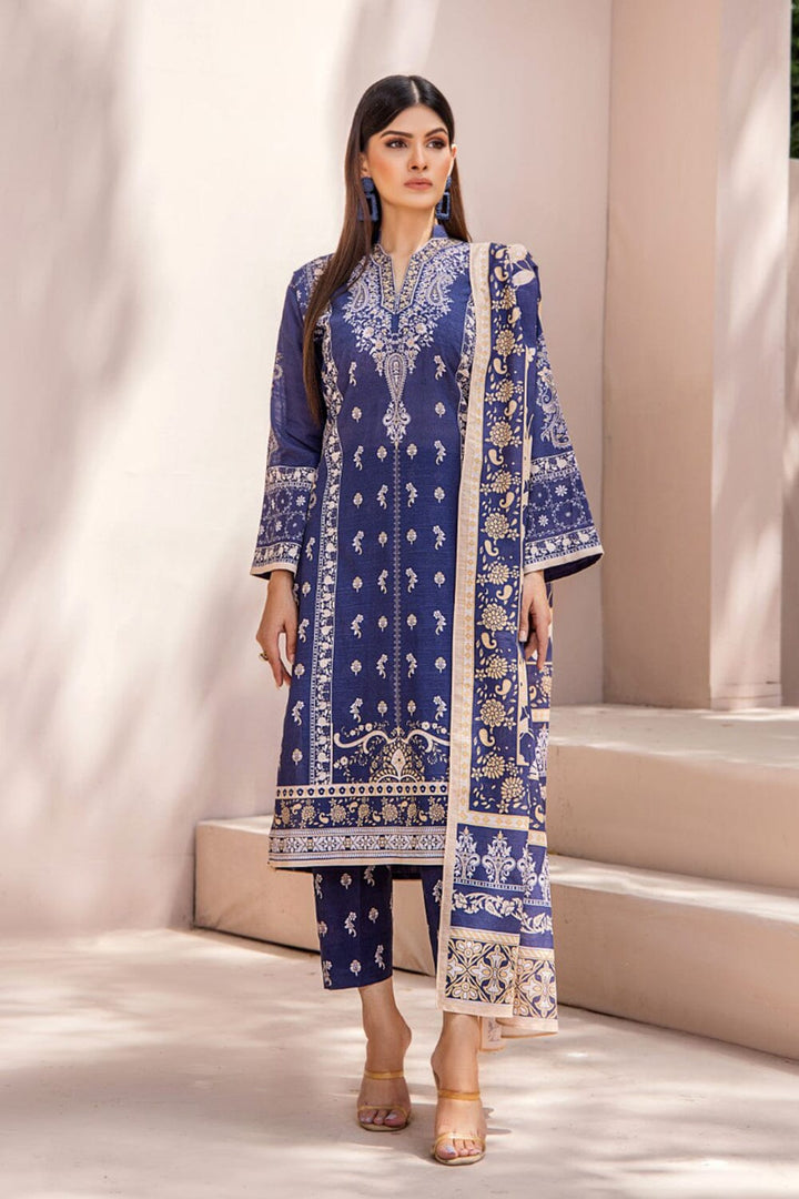 3 Pcs Unstitched Khaddar Suit KKH-2228 KHAS STORES 