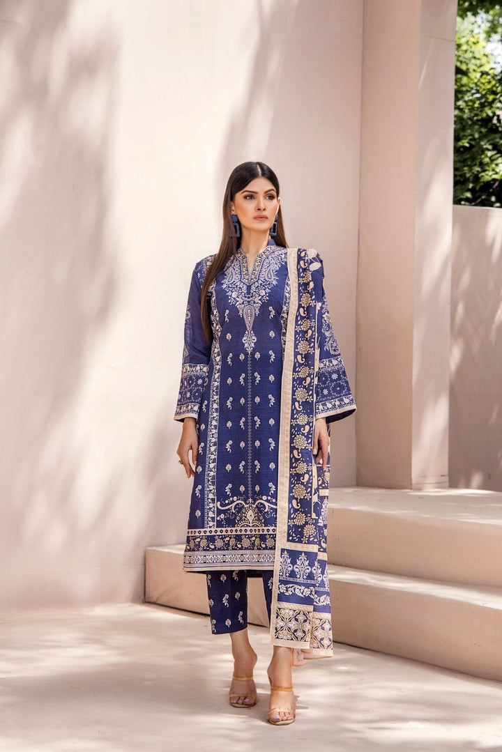 3 Pcs Unstitched Khaddar Suit KKH-2228 KHAS STORES 