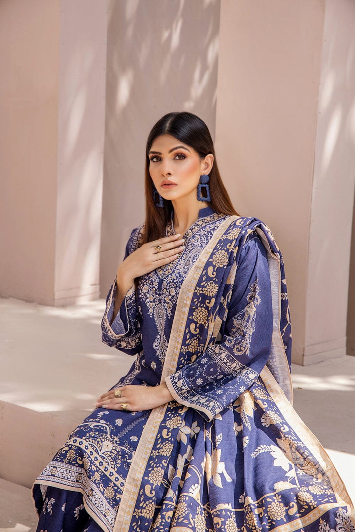 3 Pcs Unstitched Khaddar Suit KKH-2228 KHAS STORES 