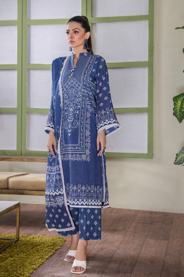 3 Pcs Unstitched Khaddar Suit KKH-2230 KHAS STORES 