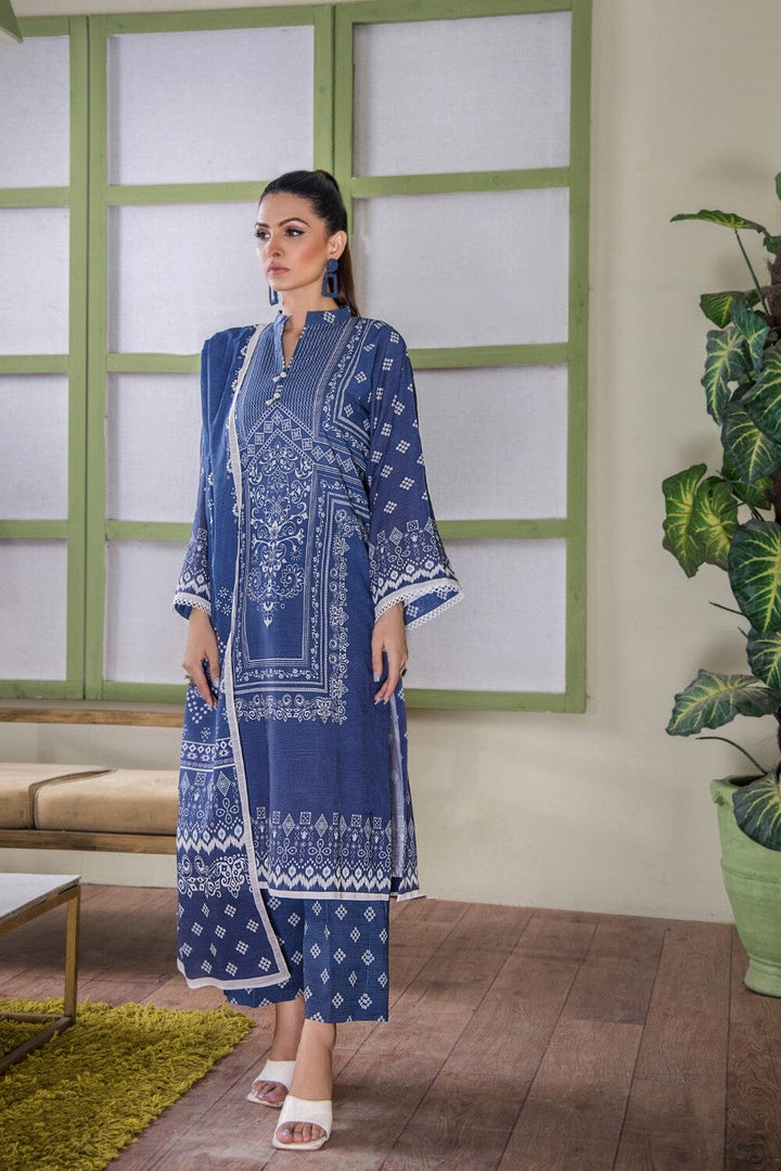 3 Pcs Unstitched Khaddar Suit KKH-2230 KHAS STORES 