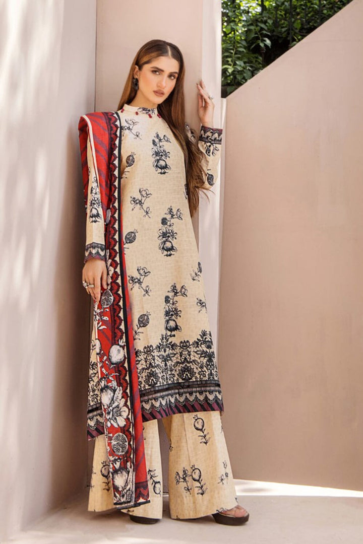 3 Pcs Unstitched Khaddar Suit KKH-2232 KHAS STORES 