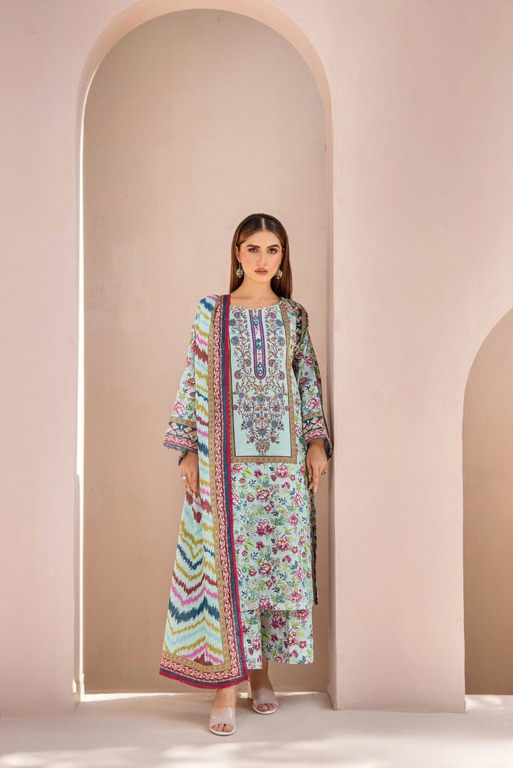 3 Pcs Unstitched Khaddar Suit KKH-2233 KHAS STORES 
