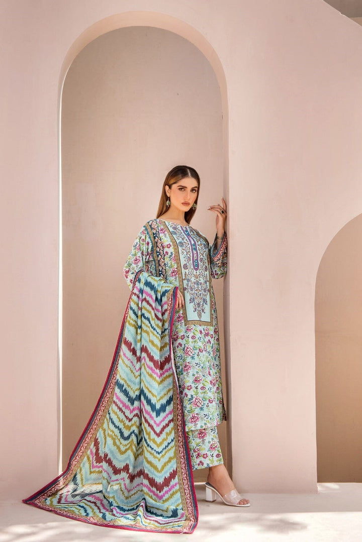 3 Pcs Unstitched Khaddar Suit KKH-2233 KHAS STORES 