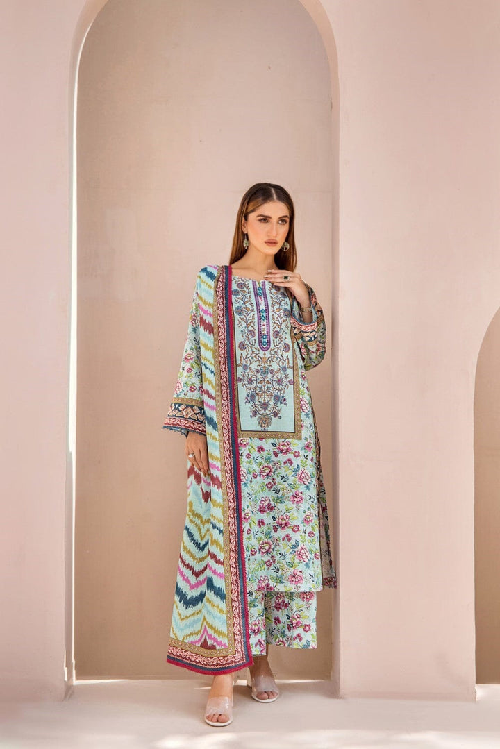 3 Pcs Unstitched Khaddar Suit KKH-2233 KHAS STORES 