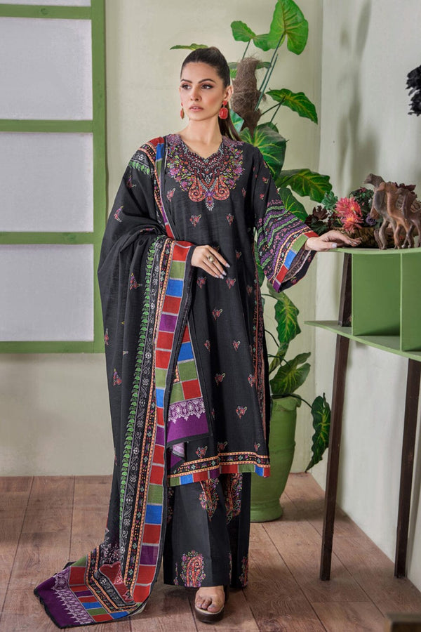 3 Pcs Unstitched Khaddar Suit KKH-2234 KHAS STORES 