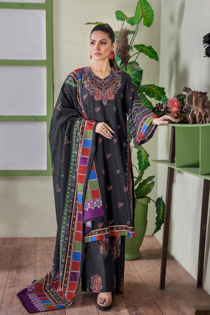 3 Pcs Unstitched Khaddar Suit KKH-2234 KHAS STORES 