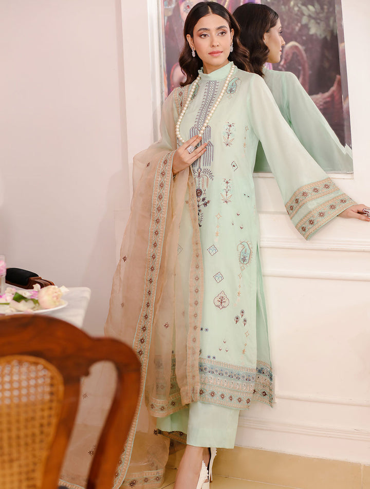3 Piece Stitched Ladies Suit KOE-7045 Khas Lawn 22 - Volume 8 (Khas K Sang) FASSTILAD 