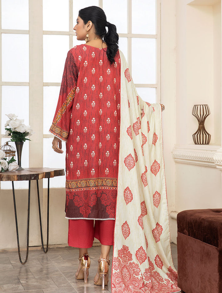 3 Piece Unstiched Karandi Suit KKR-2216 Winter 2022 Vol IV KHAS STORES 