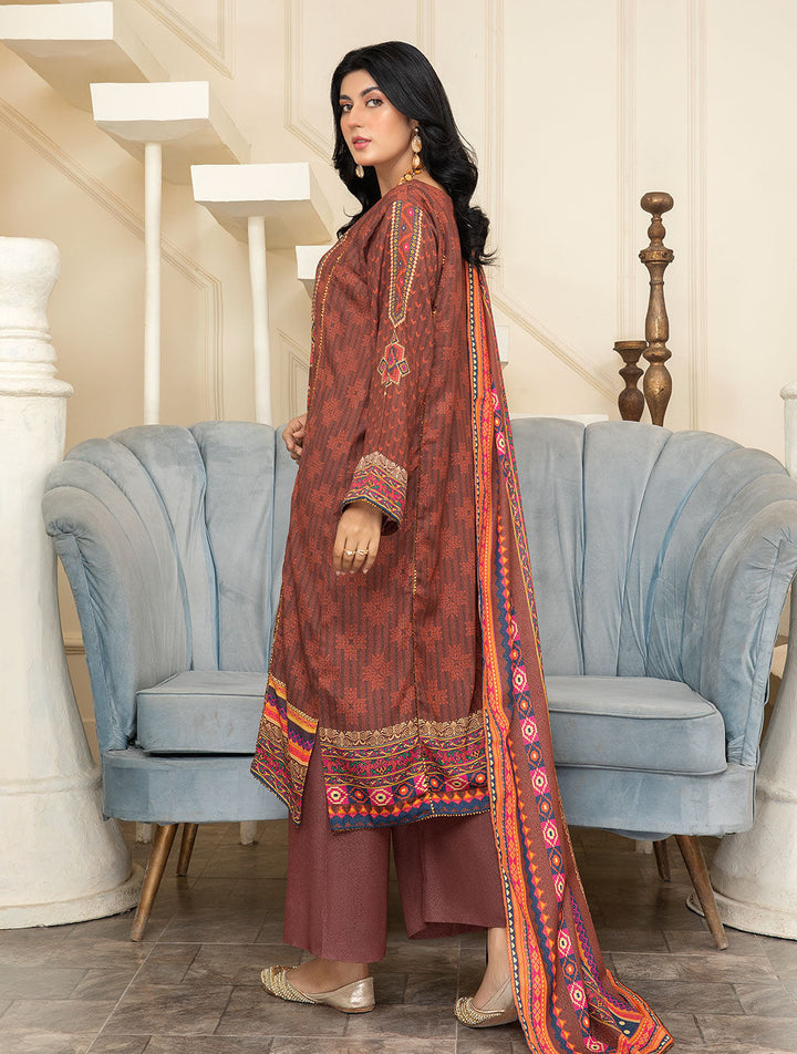 3 Piece Unstiched Karandi Suit KKR-2223 Winter 2022 Vol IV KHAS STORES 