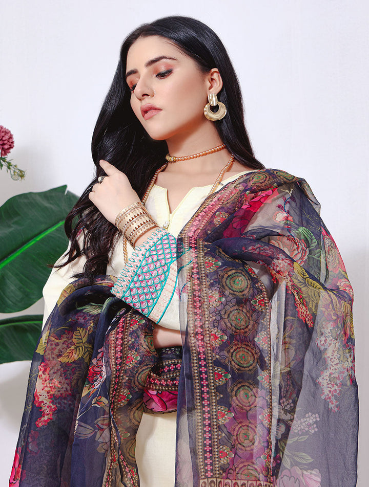 3 Piece Unstitched Cambric Suit KCC-1471 Cambric 2022 - Vol 1 FASUNSLAD 