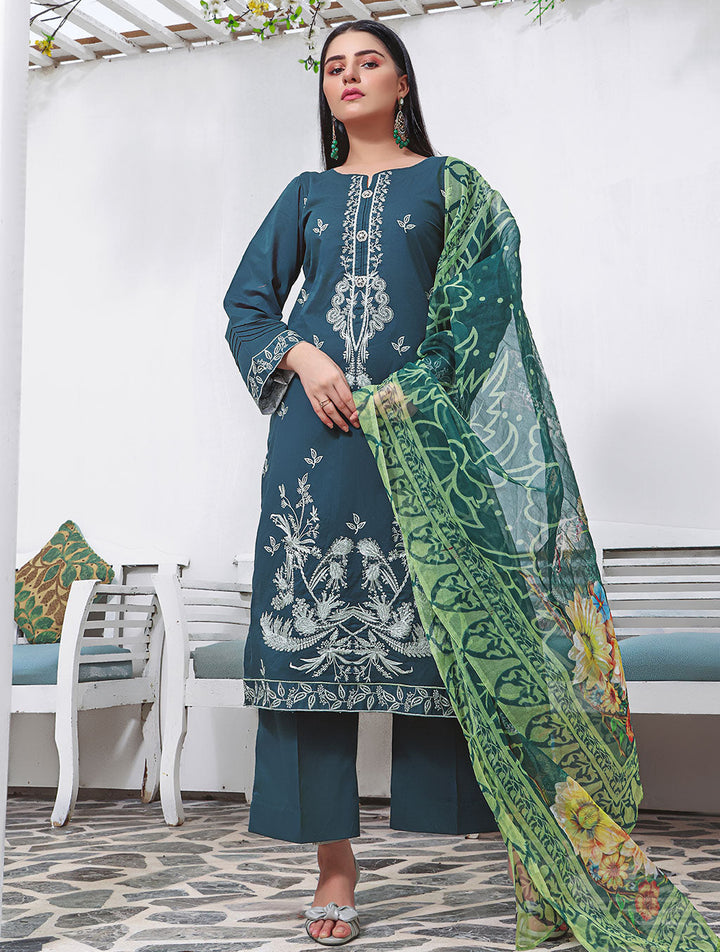 3 Piece Unstitched Cambric Suit KCC-1472 Cambric 2022 - Vol 1 FASUNSLAD 