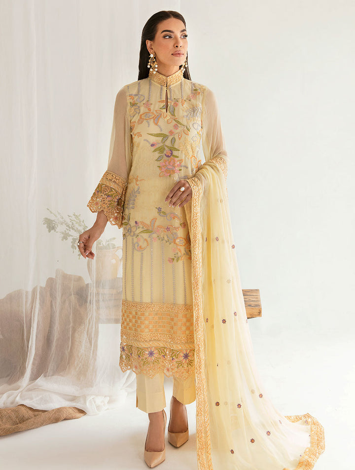 3 Piece Unstitched Chiffon Suit KNAC-1152 Chiffon Collection 2022-Volume 2 FASUNSLAD 
