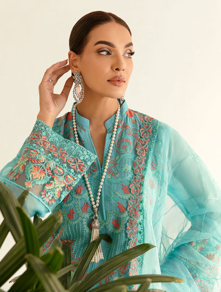 3 Piece Unstitched Chiffon Suit KNAC-1156 Chiffon Collection 2022-Volume 2 FASUNSLAD 