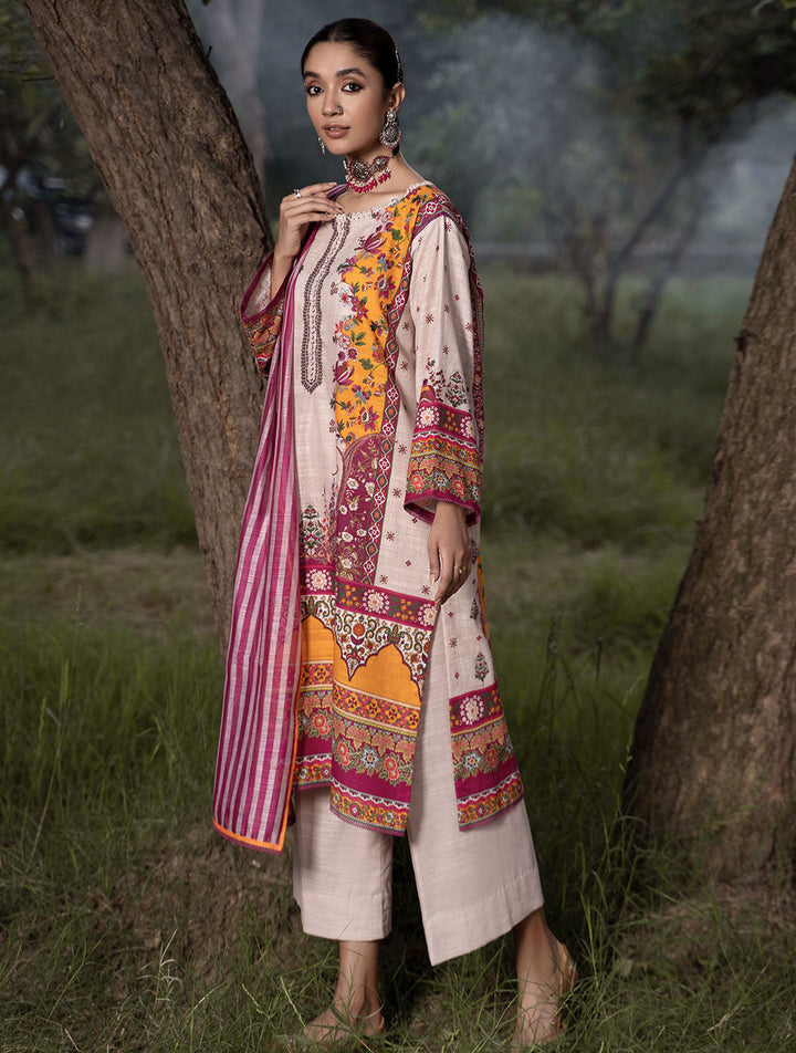 3 Piece Unstitched Khaddar Suit KKH-1487 Winter 2022 Vol II KHAS STORES 