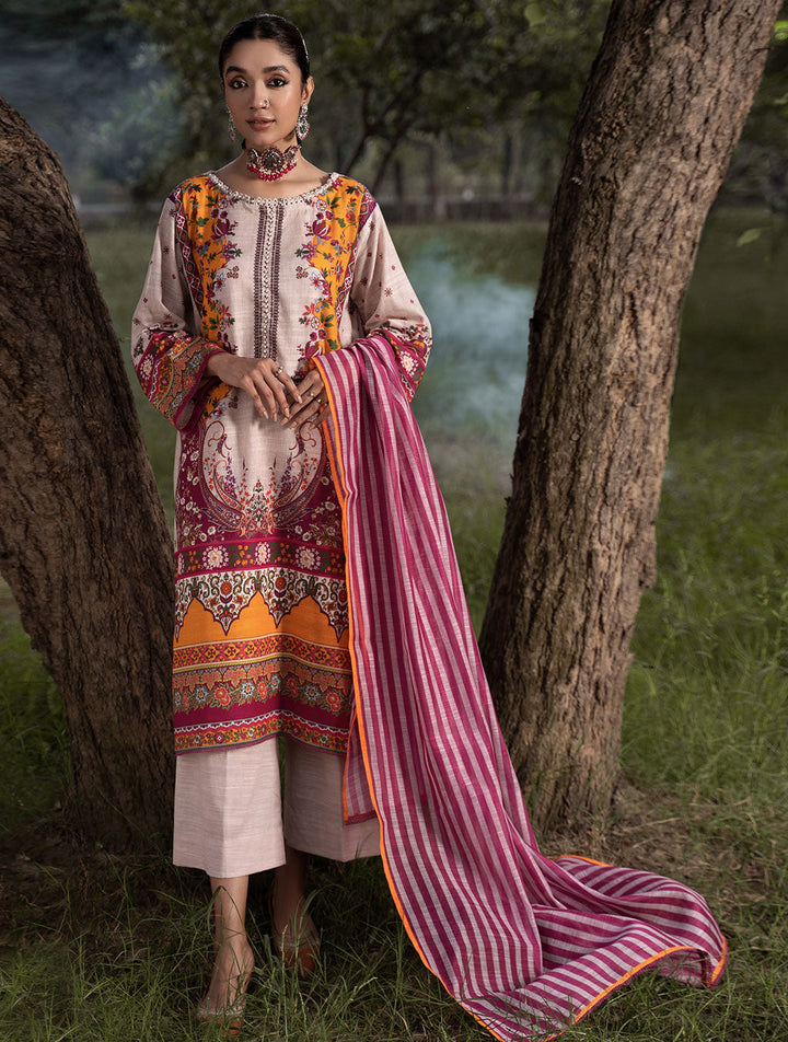 3 Piece Unstitched Khaddar Suit KKH-1487 Winter 2022 Vol II KHAS STORES 