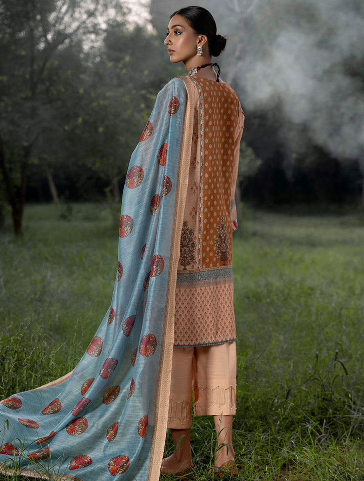 3 Piece Unstitched Khaddar Suit KKH-1489 Winter 2022 Vol II KHAS STORES 