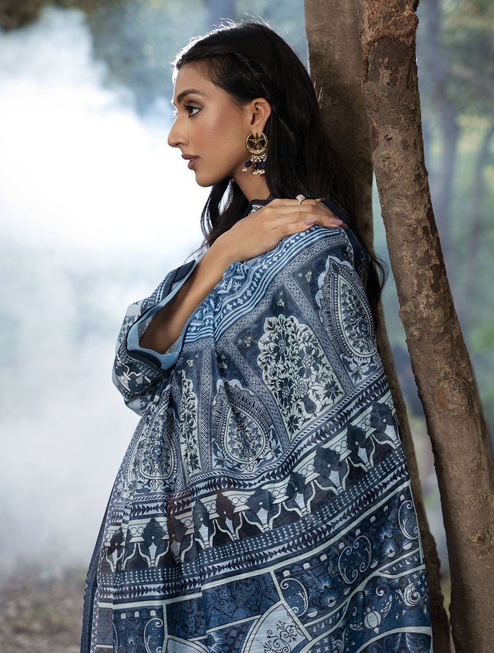 3 Piece Unstitched Khaddar Suit KKH-1490 Winter 2022 Vol II KHAS STORES 