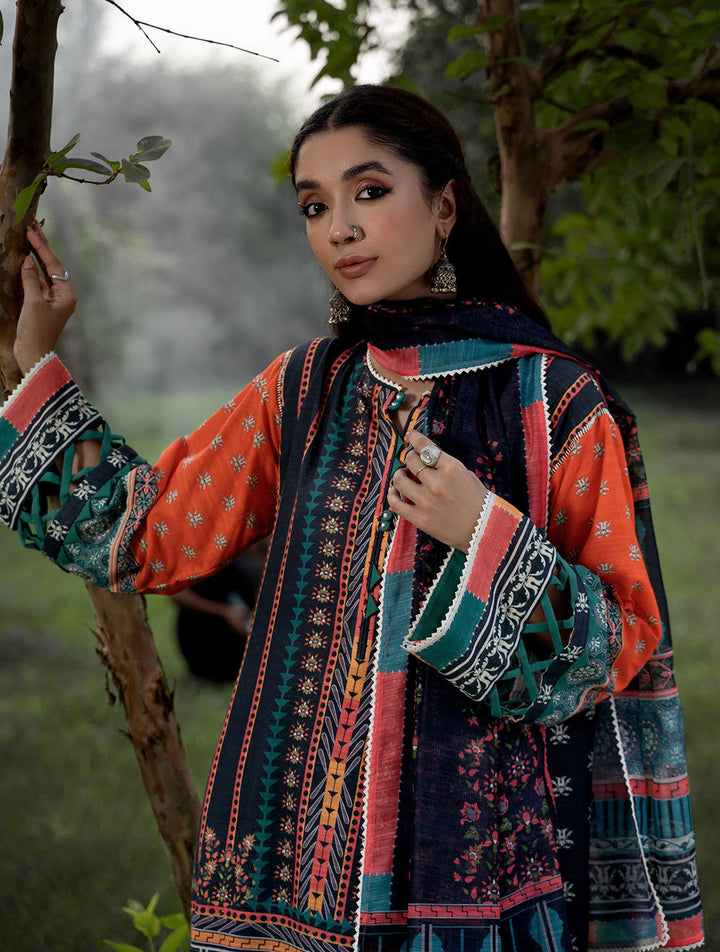 3 Piece Unstitched Khaddar Suit KKH-1491 Winter 2022 Vol II KHAS STORES 