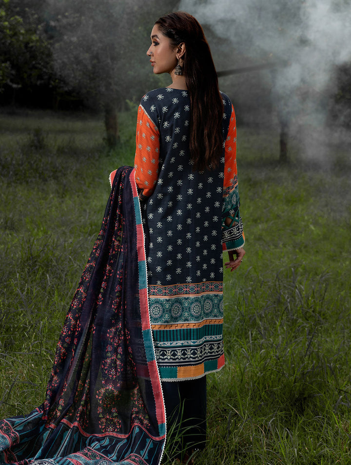 3 Piece Unstitched Khaddar Suit KKH-1491 Winter 2022 Vol II KHAS STORES 