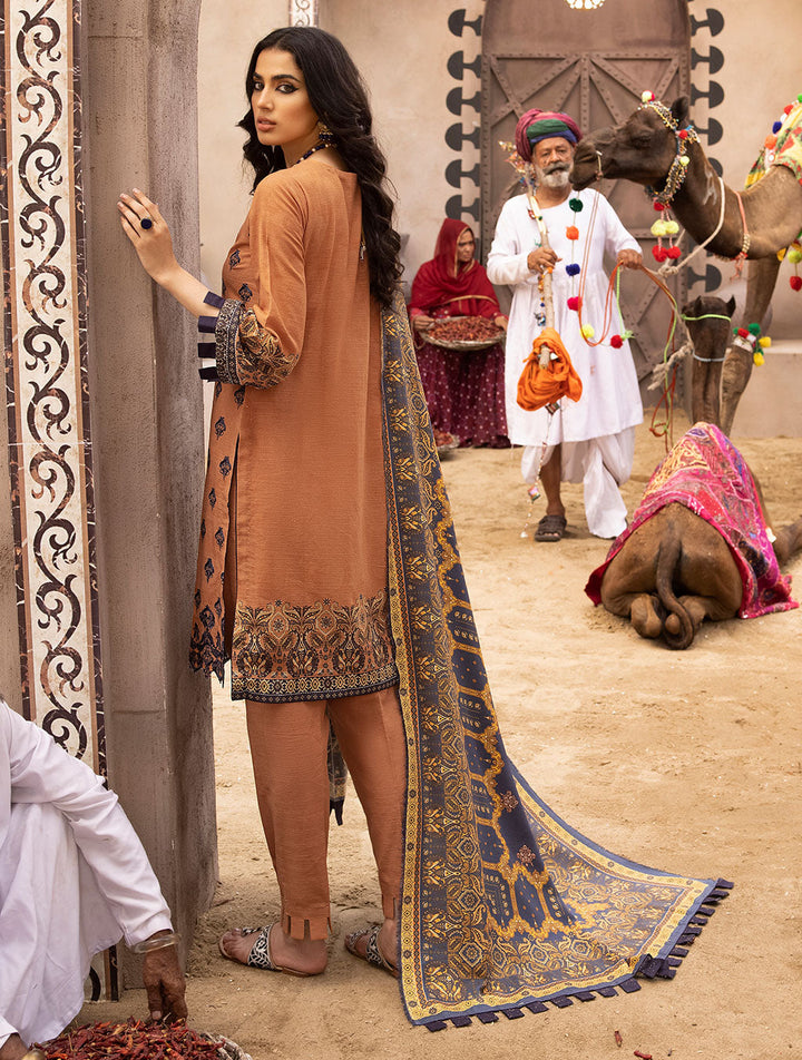 3 Piece Unstitched Khaddar Suit KKS-1506 KHAS STORES 