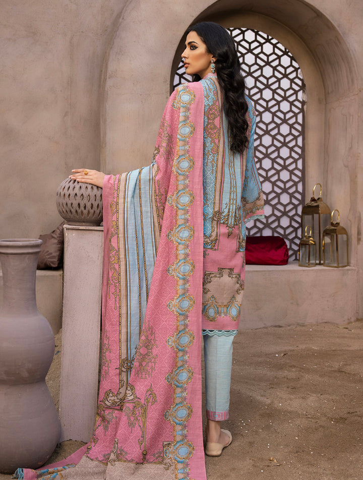 3 Piece Unstitched Khaddar Suit KKS-1523 KHAS STORES 