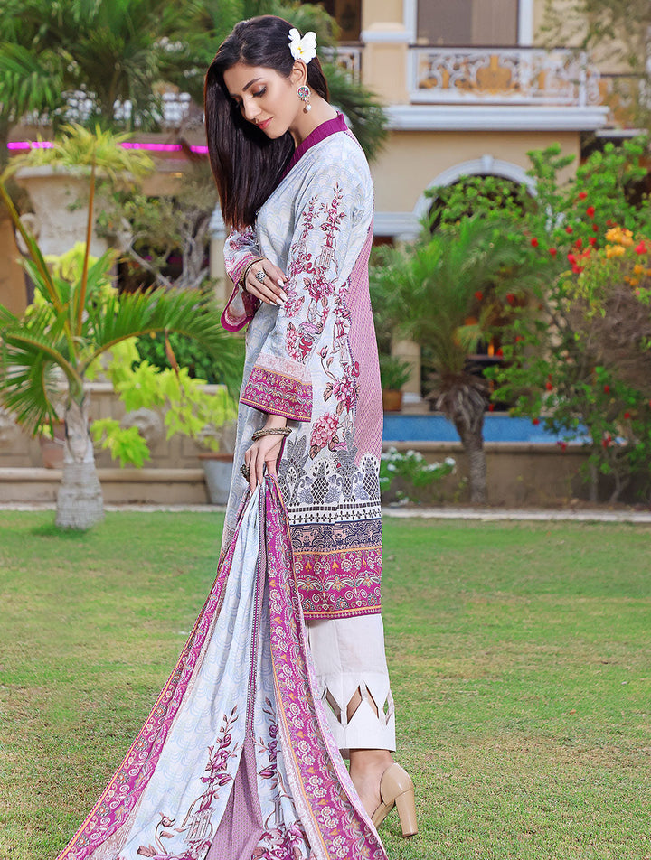 3 Piece Unstitched Lawn Suit KL-1366 Khas Lawn 22 - Volume 9 (Sawera) FASUNSLAD 