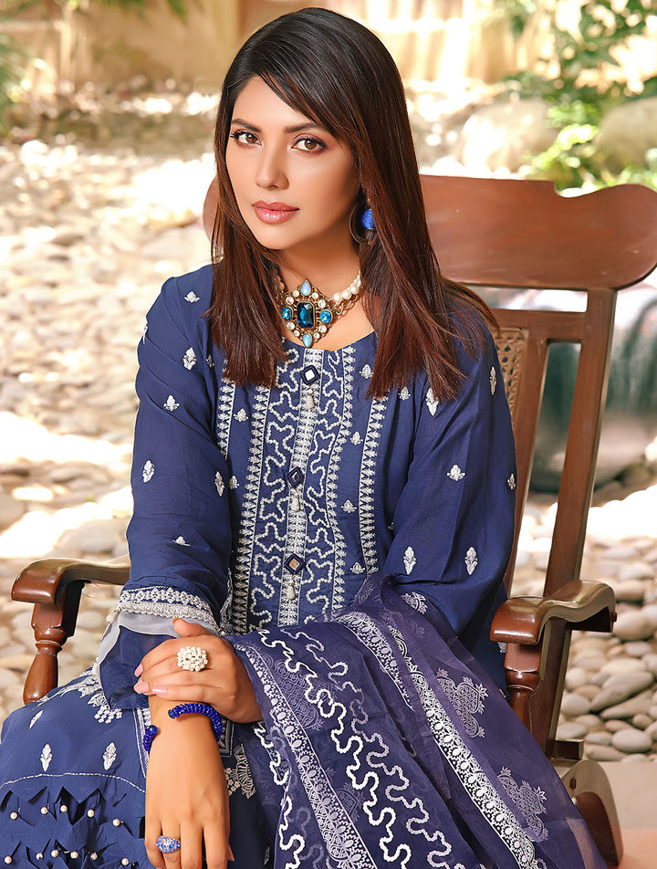3 Piece Unstitched Lawn Suit KOE-17035 Khas Lawn 22 - Volume 11 FASUNSLAD 