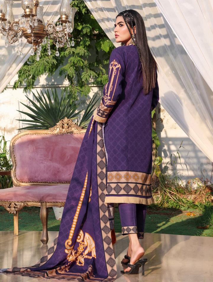 3 Piece Unstitched Suit KKH-1529 Dresses KHAS STORES 